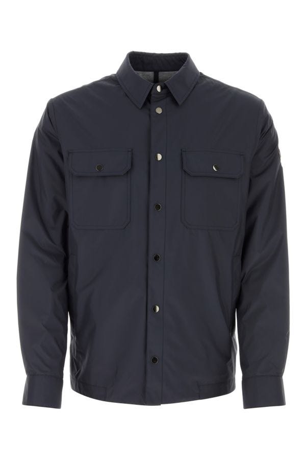 MONCLER | Navy blue polyester Piz jacket