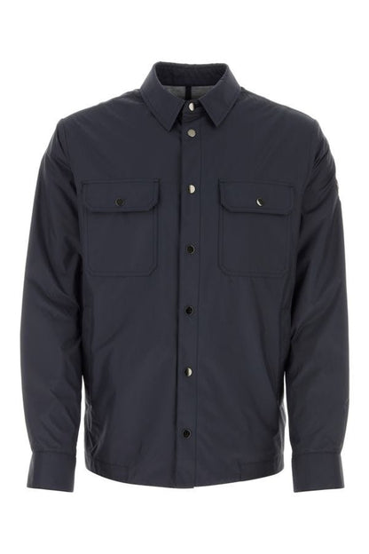 MONCLER | Navy blue polyester Piz jacket