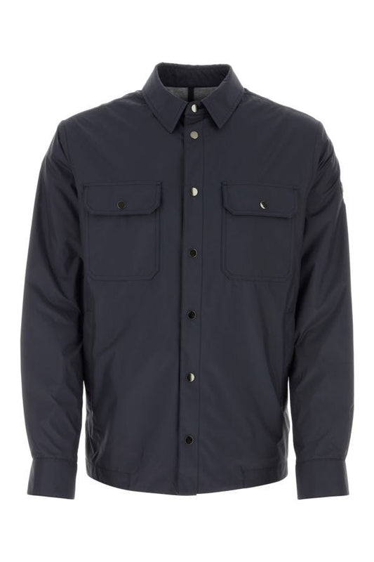 MONCLER | Navy blue polyester Piz jacket