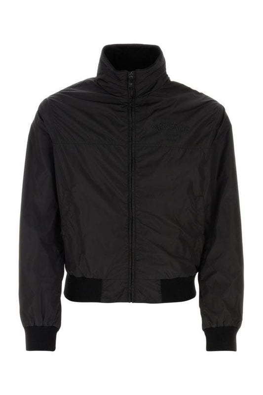 VERSACE | Black nylon jacket