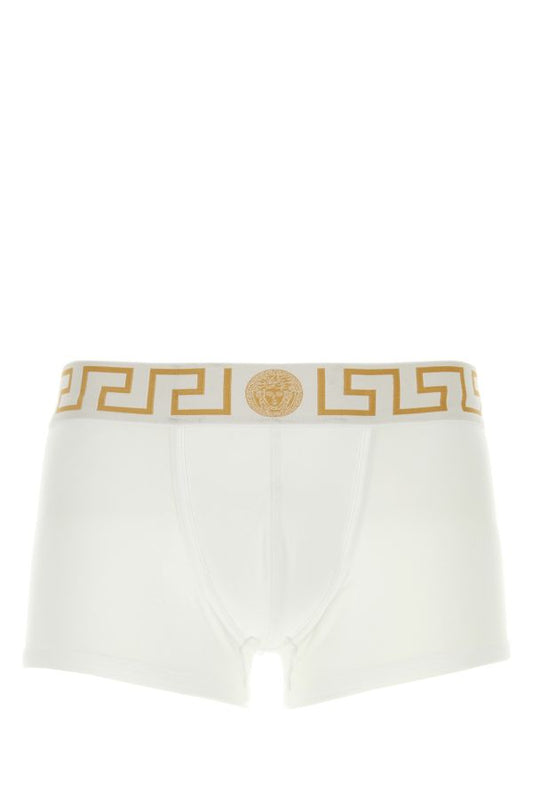 VERSACE | White stretch cotton boxer