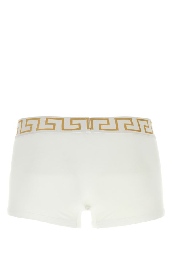 VERSACE | White stretch cotton boxer