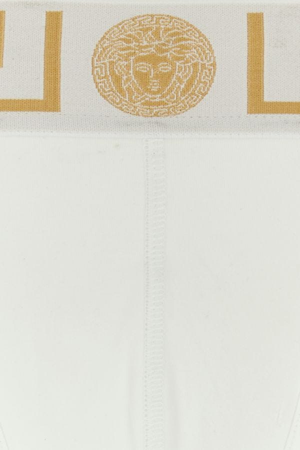 VERSACE | White stretch cotton boxer