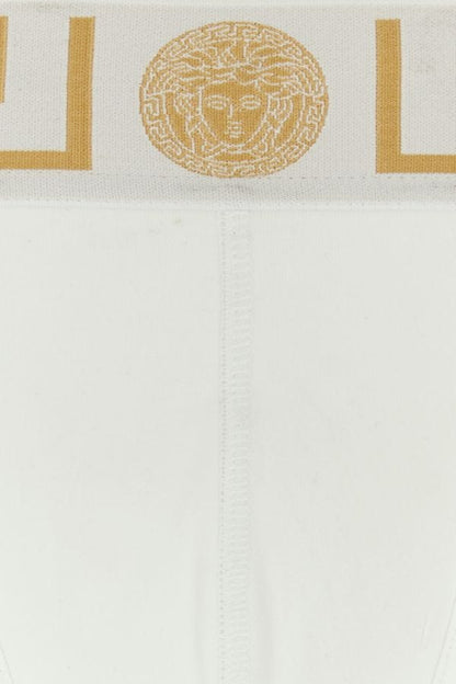 VERSACE | White stretch cotton boxer