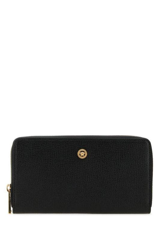 VERSACE | Black leather Medusa Biggie wallet