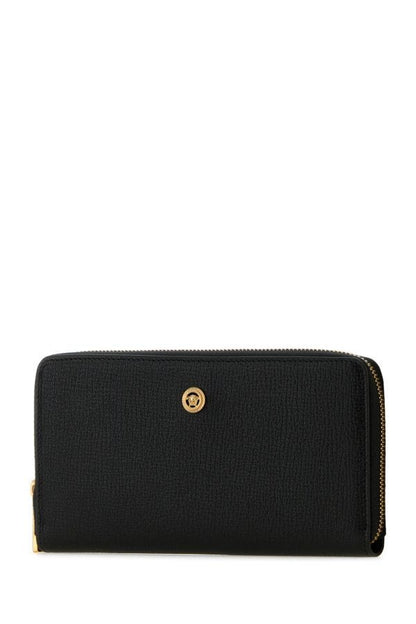 VERSACE | Black leather Medusa Biggie wallet