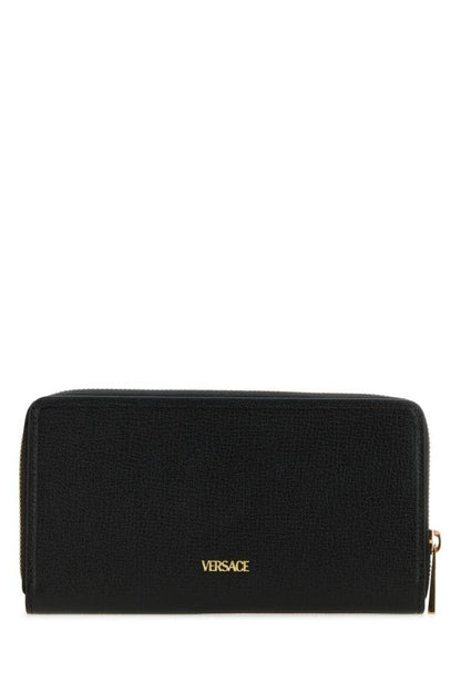 VERSACE | Black leather Medusa Biggie wallet