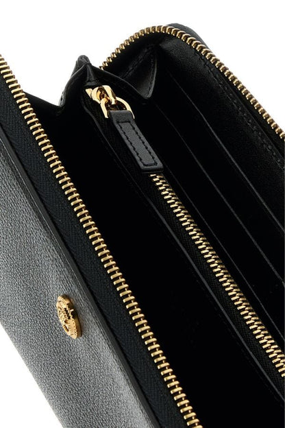 VERSACE | Black leather Medusa Biggie wallet