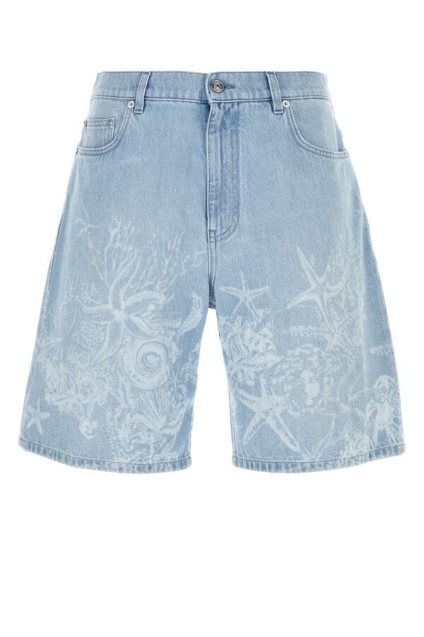 VERSACE | Denim bermuda shorts