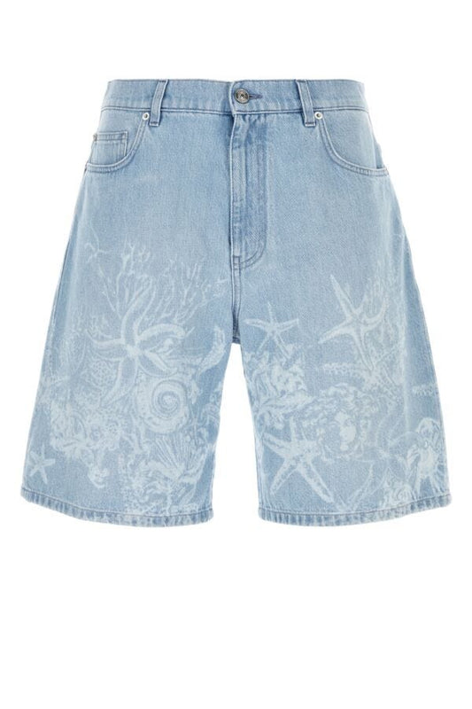 VERSACE | Denim bermuda shorts