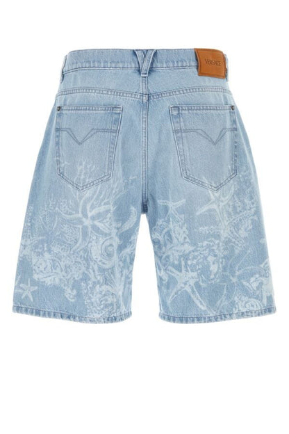 VERSACE | Denim bermuda shorts