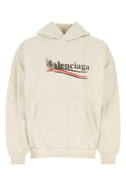 BALENCIAGA | Ivory cotton sweatshirt