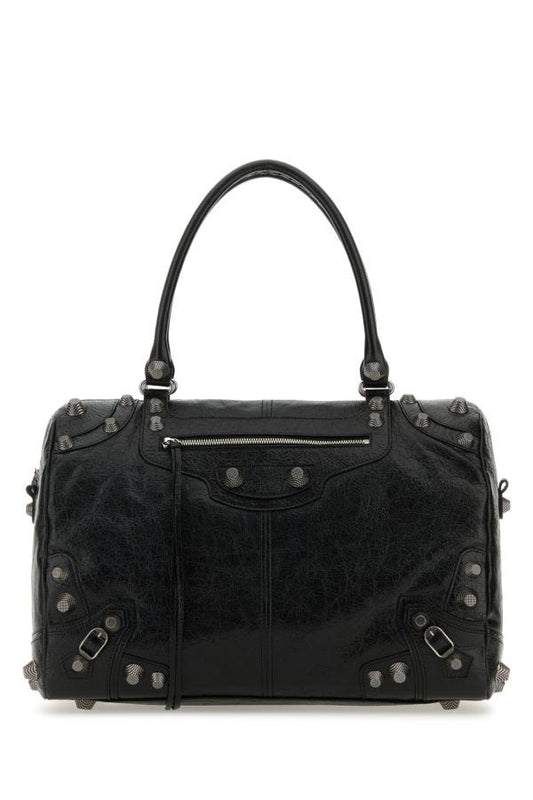 BALENCIAGA | Black nappa leather Le Cagole shopping bag