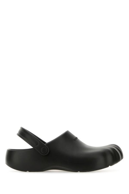 BALENCIAGA | Black rubber Sunday sandals