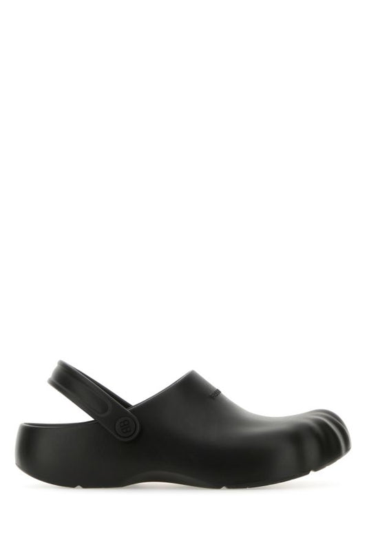 BALENCIAGA | Black rubber Sunday sandals