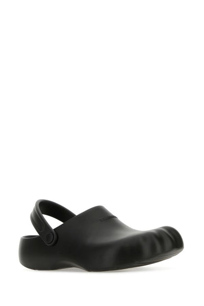 BALENCIAGA | Black rubber Sunday sandals