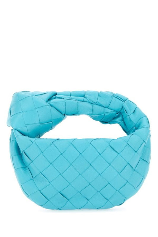 BOTTEGA VENETA | Turquoise nappa leather Candy Jodie handbag