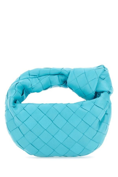 BOTTEGA VENETA | Turquoise nappa leather Candy Jodie handbag