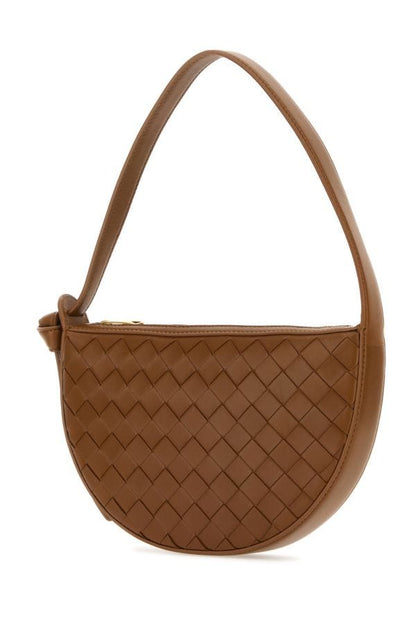 BOTTEGA VENETA | Caramel leather Mini Sunrise shoulder bag