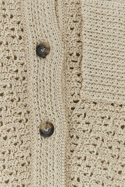 BOTTEGA VENETA | Sand crochet shirt