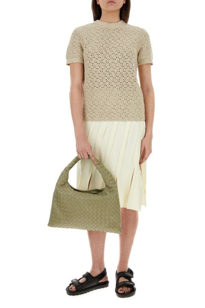 BOTTEGA VENETA | Sand crochet t-shirt