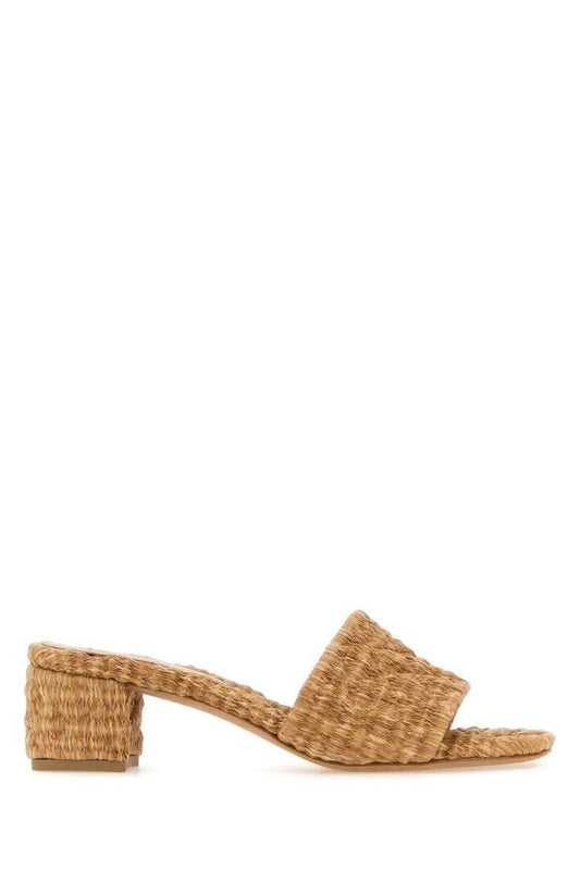 BOTTEGA VENETA | Raffia Amy mules