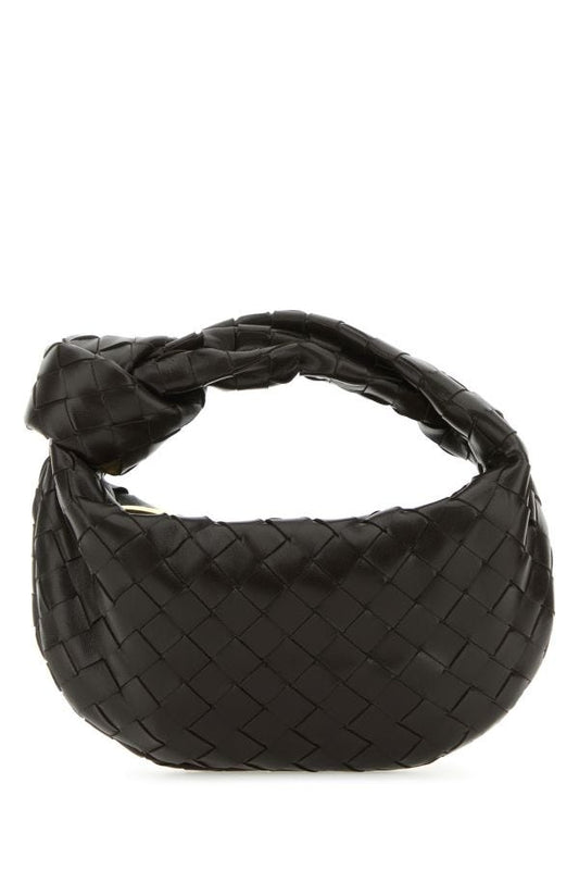 BOTTEGA VENETA | Dark brown nappa leather mini Jodie handbag