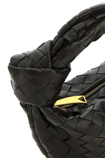 BOTTEGA VENETA | Dark brown nappa leather mini Jodie handbag