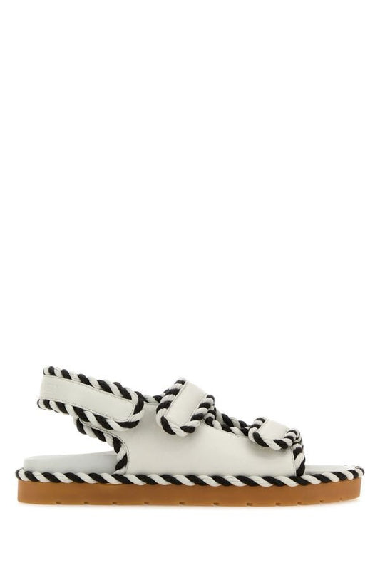BOTTEGA VENETA | Two-tone nappa leather Jack sandals