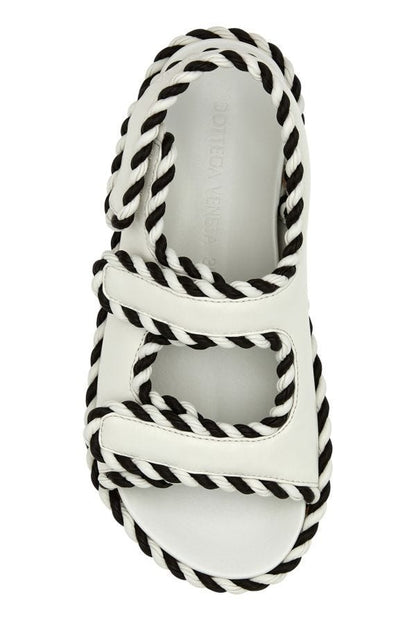 BOTTEGA VENETA | Two-tone nappa leather Jack sandals