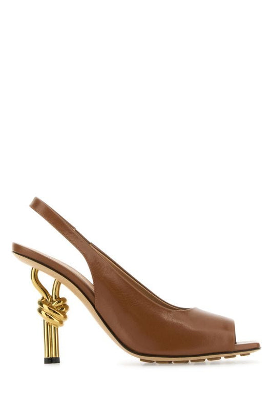 BOTTEGA VENETA | Brown leather Knot sandals