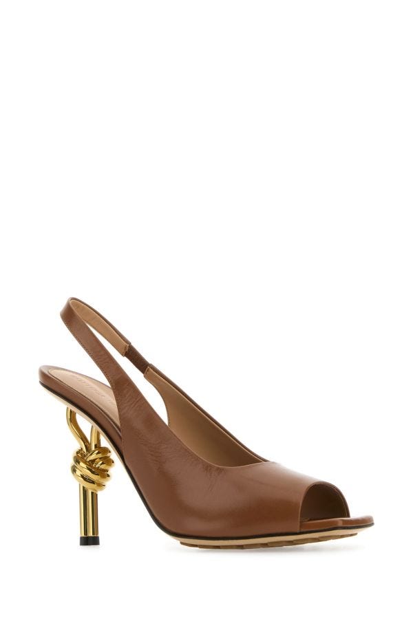 BOTTEGA VENETA | Brown leather Knot sandals