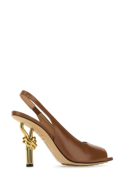 BOTTEGA VENETA | Brown leather Knot sandals