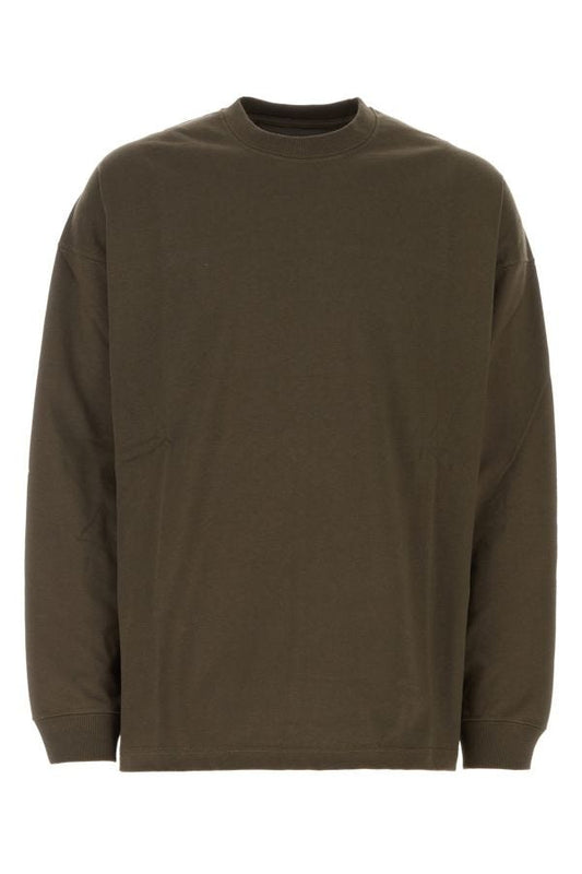 BOTTEGA VENETA | Olive green cotton oversize t-shirt