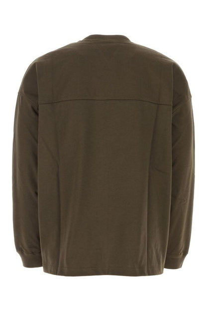BOTTEGA VENETA | Olive green cotton oversize t-shirt