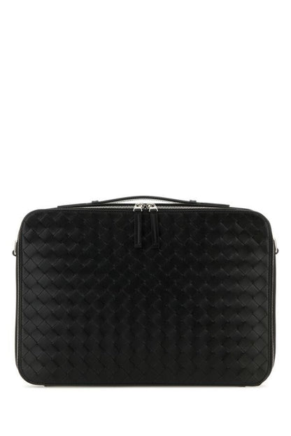 BOTTEGA VENETA | Black leather Getaway briefcase