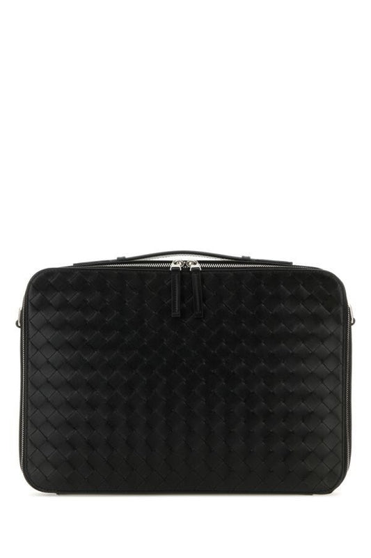 BOTTEGA VENETA | Black leather Getaway briefcase