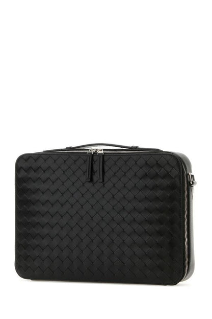 BOTTEGA VENETA | Black leather Getaway briefcase