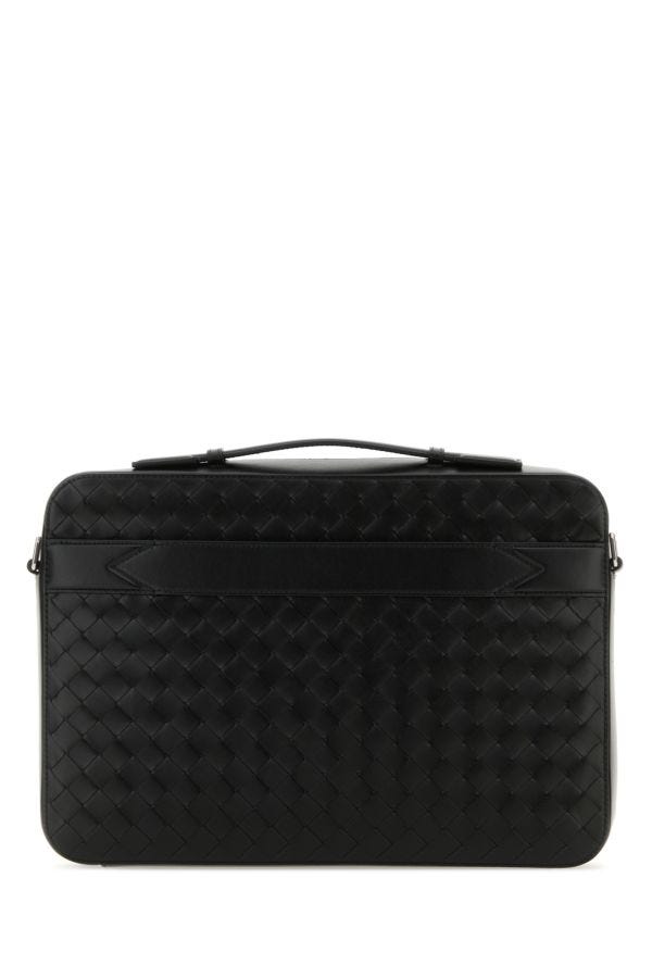 BOTTEGA VENETA | Black leather Getaway briefcase