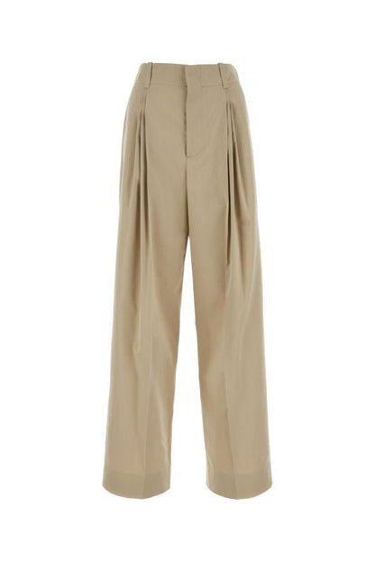 BOTTEGA VENETA | Cappuccino cotton blend pant