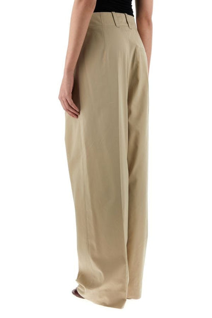 BOTTEGA VENETA | Cappuccino cotton blend pant