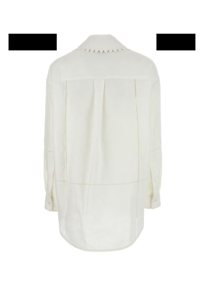 BOTTEGA VENETA | White linen shirt
