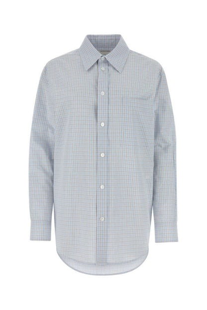 BOTTEGA VENETA | Embroidered cotton blend shirt