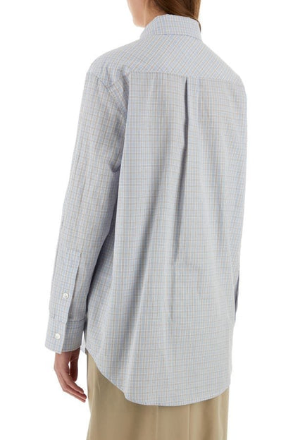 BOTTEGA VENETA | Embroidered cotton blend shirt
