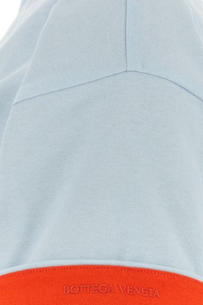 BOTTEGA VENETA | Pastel light-blue cotton t-shirt