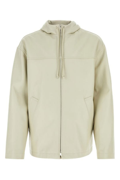 BOTTEGA VENETA | Sand leather jacket