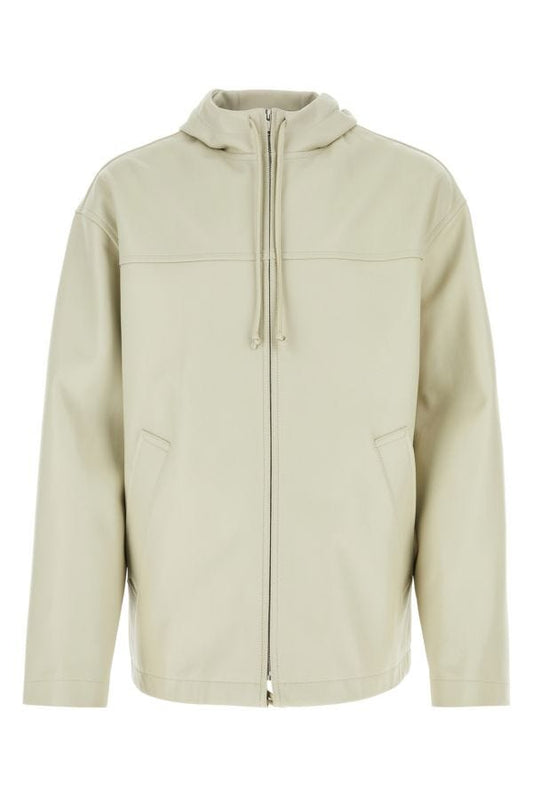 BOTTEGA VENETA | Sand leather jacket