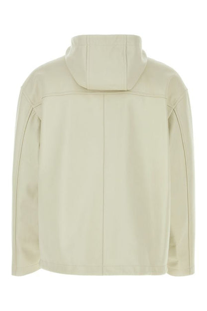 BOTTEGA VENETA | Sand leather jacket