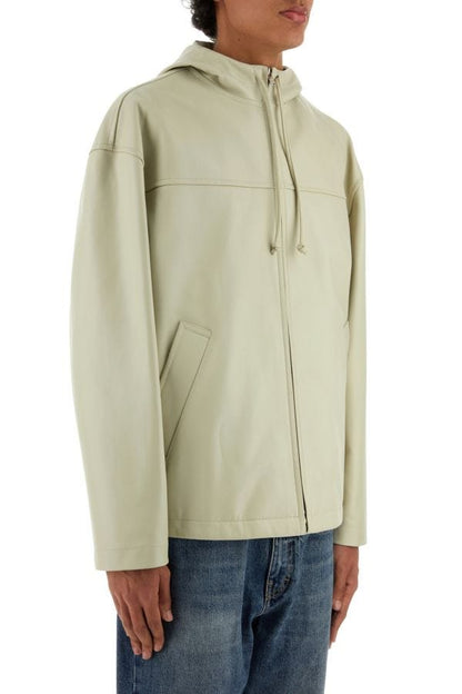 BOTTEGA VENETA | Sand leather jacket