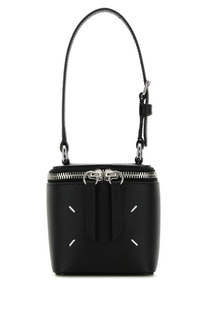 MAISON MARGIELA | Black leather Mini Box handbag